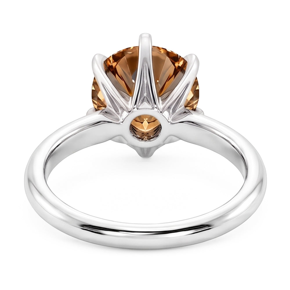 Natural Diamond Ring 2.25ct - White Gold 14K