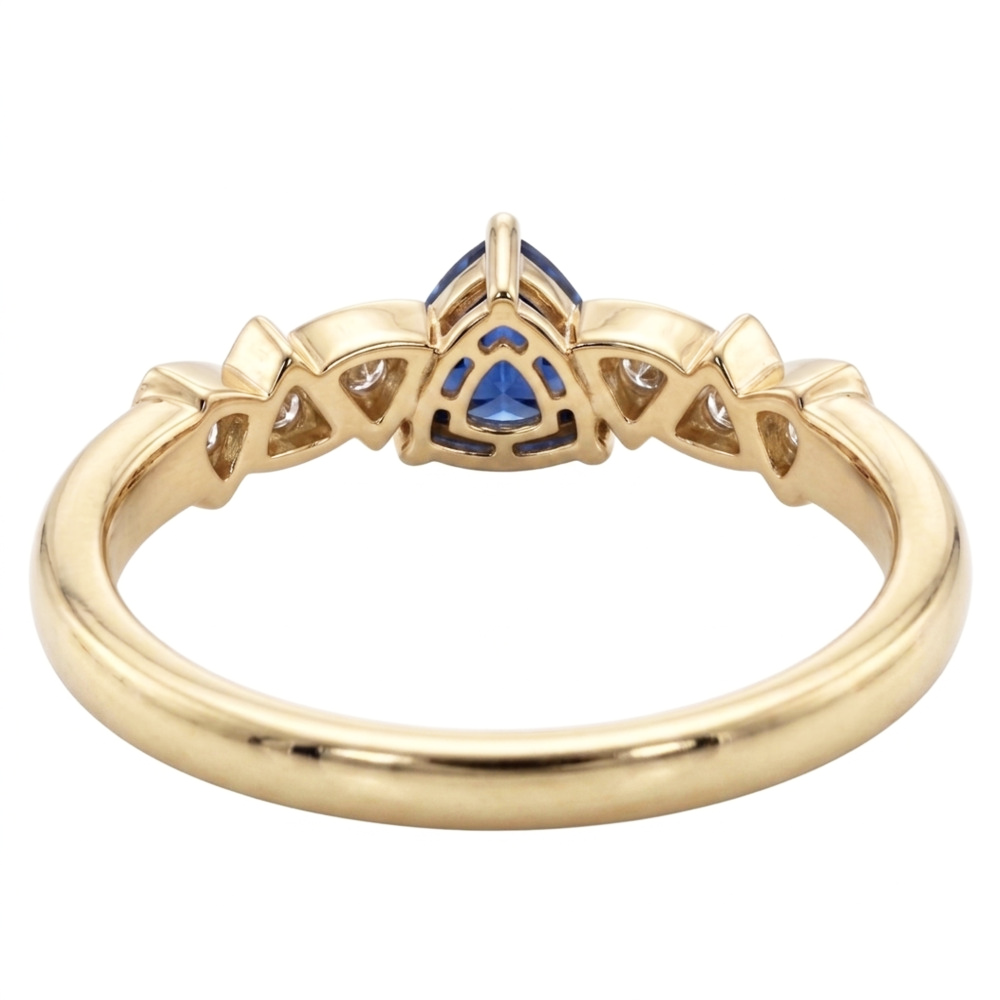 Natural Sapphire Ring 0.75ct - Yellow Gold 14K