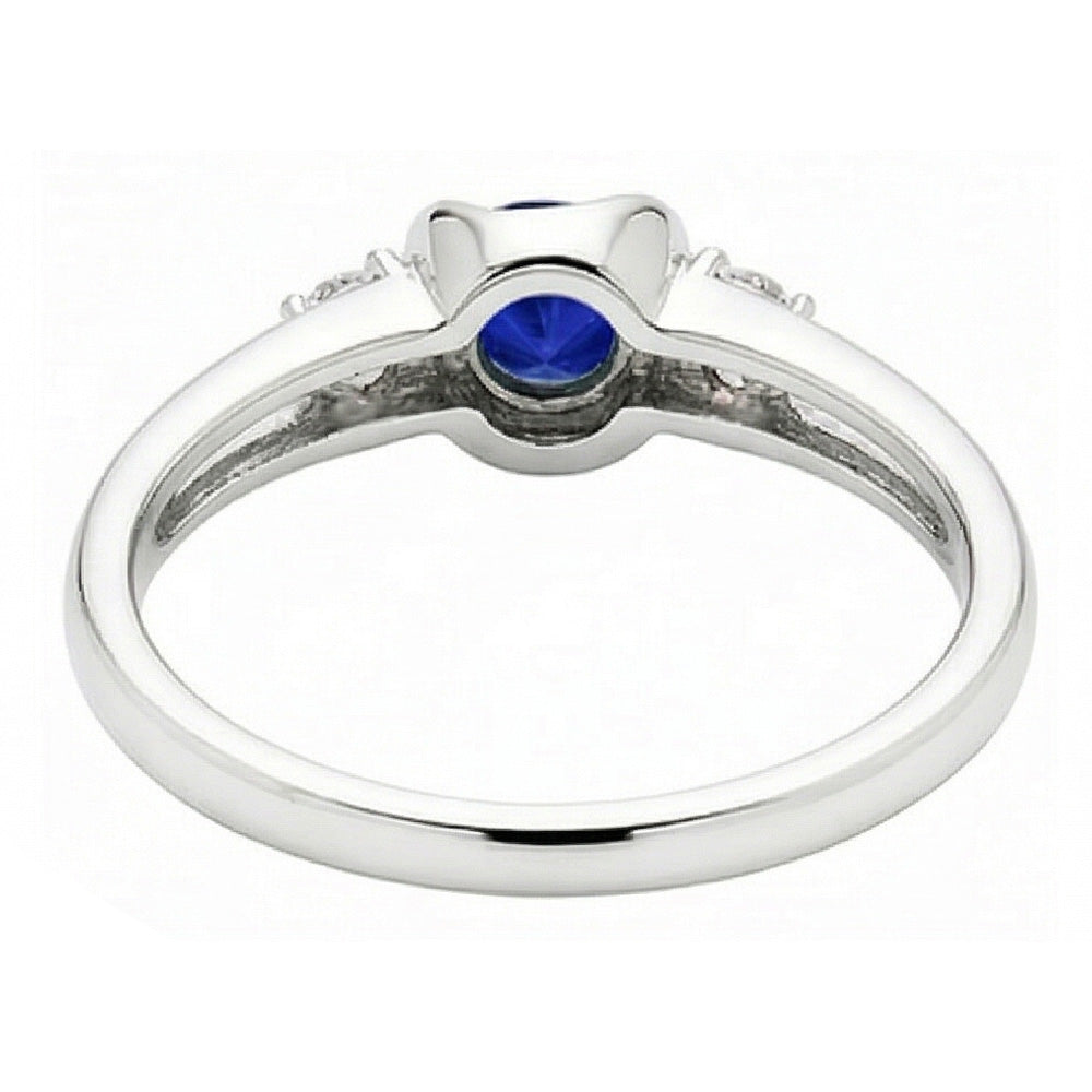 Natural Sapphire Ring 1.50ct - White Gold 14K