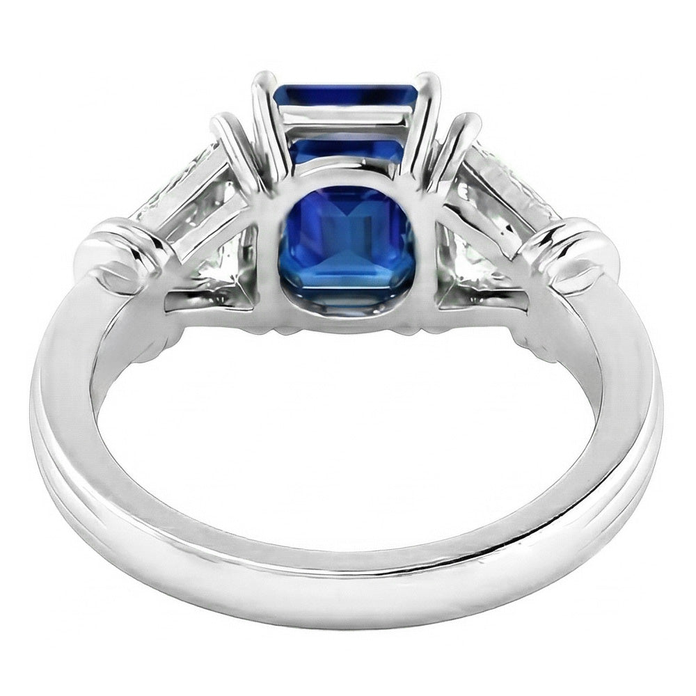 Natural Sapphire Ring 1.50ct - White Gold 14K