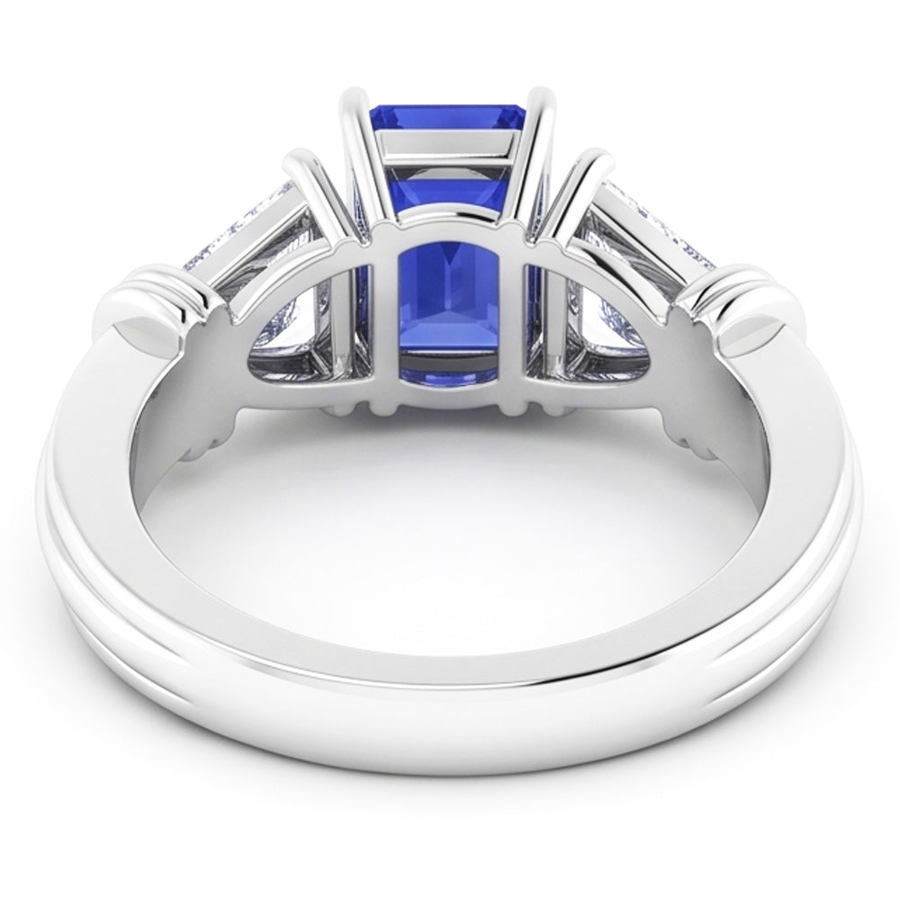 Natural Sapphire Ring 1.50ct - White Gold 14K