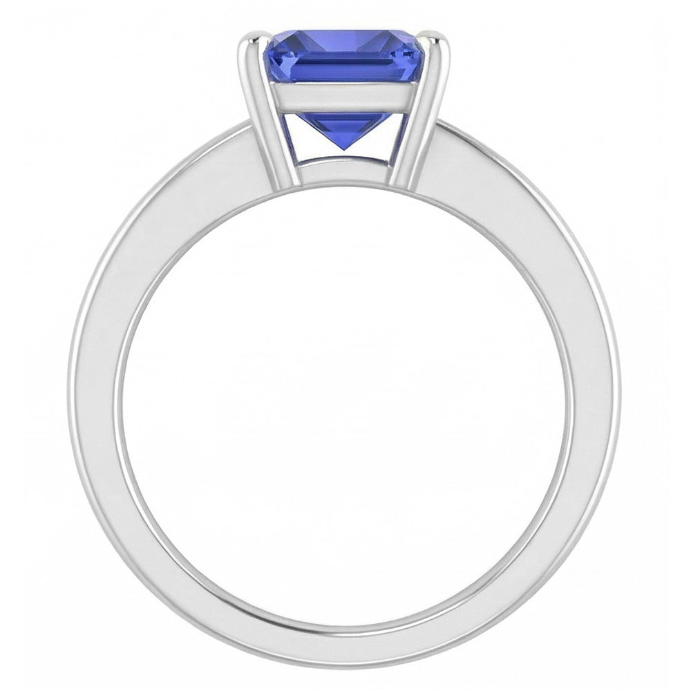 Natural Sapphire Ring 1.50ct - White Gold 14K