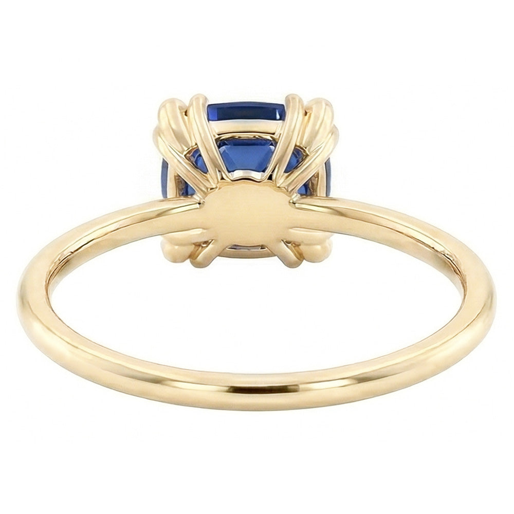 Natural Sapphire Ring 2.50ct - Yellow Gold 14K