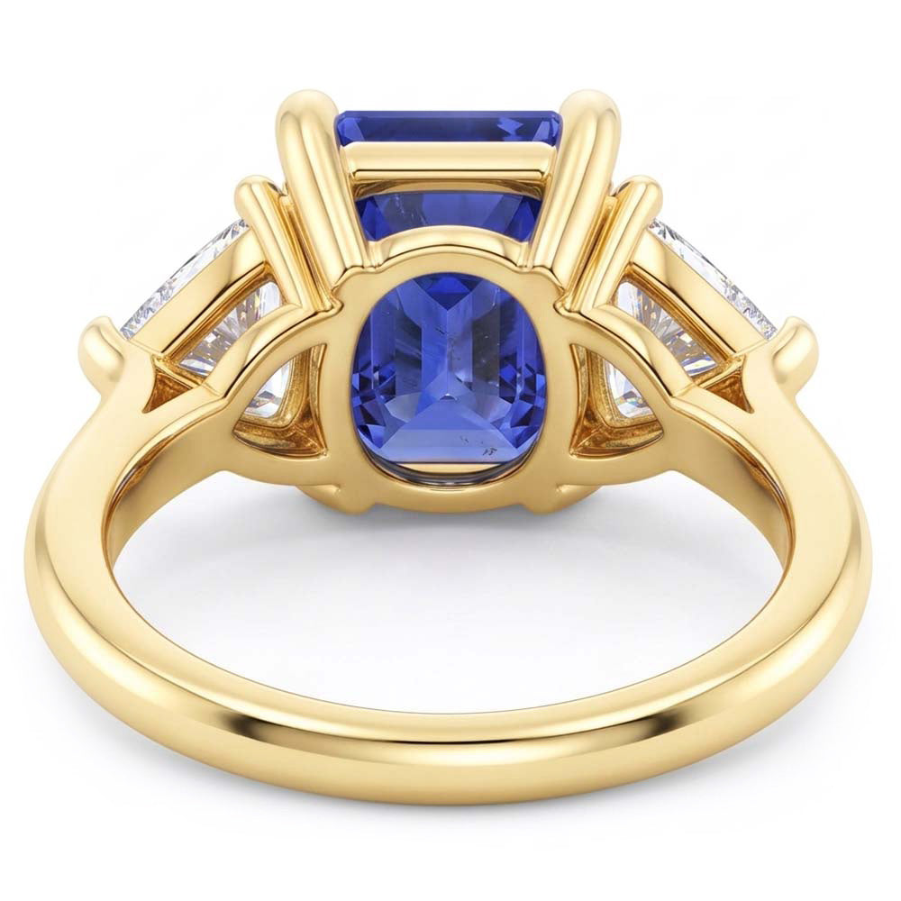 Natural Sapphire Ring 2.50ct - Yellow Gold 14K