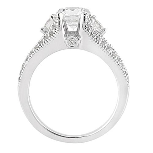 Natural Diamond 1.75 Carat Anniversary Ring Solitaire With Accents Gold New
