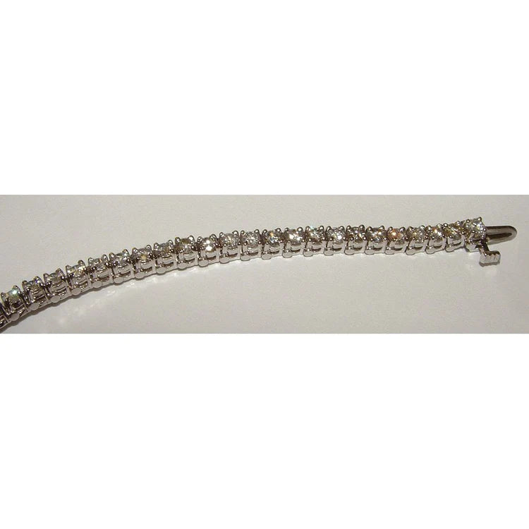 Natural Diamond Women Tennis Bracelet Jewelry 4.55 Carat