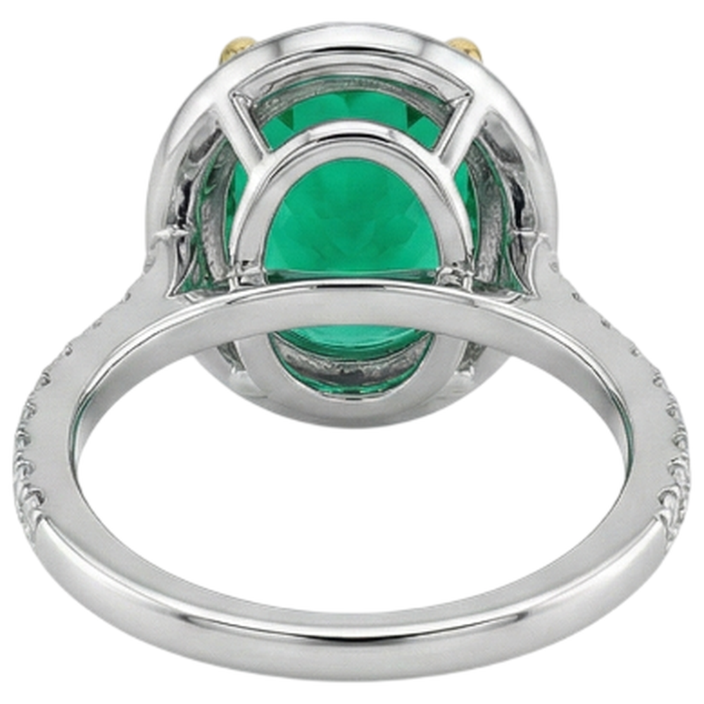 Elegant Gemstone Ring 3.50 ct – top view