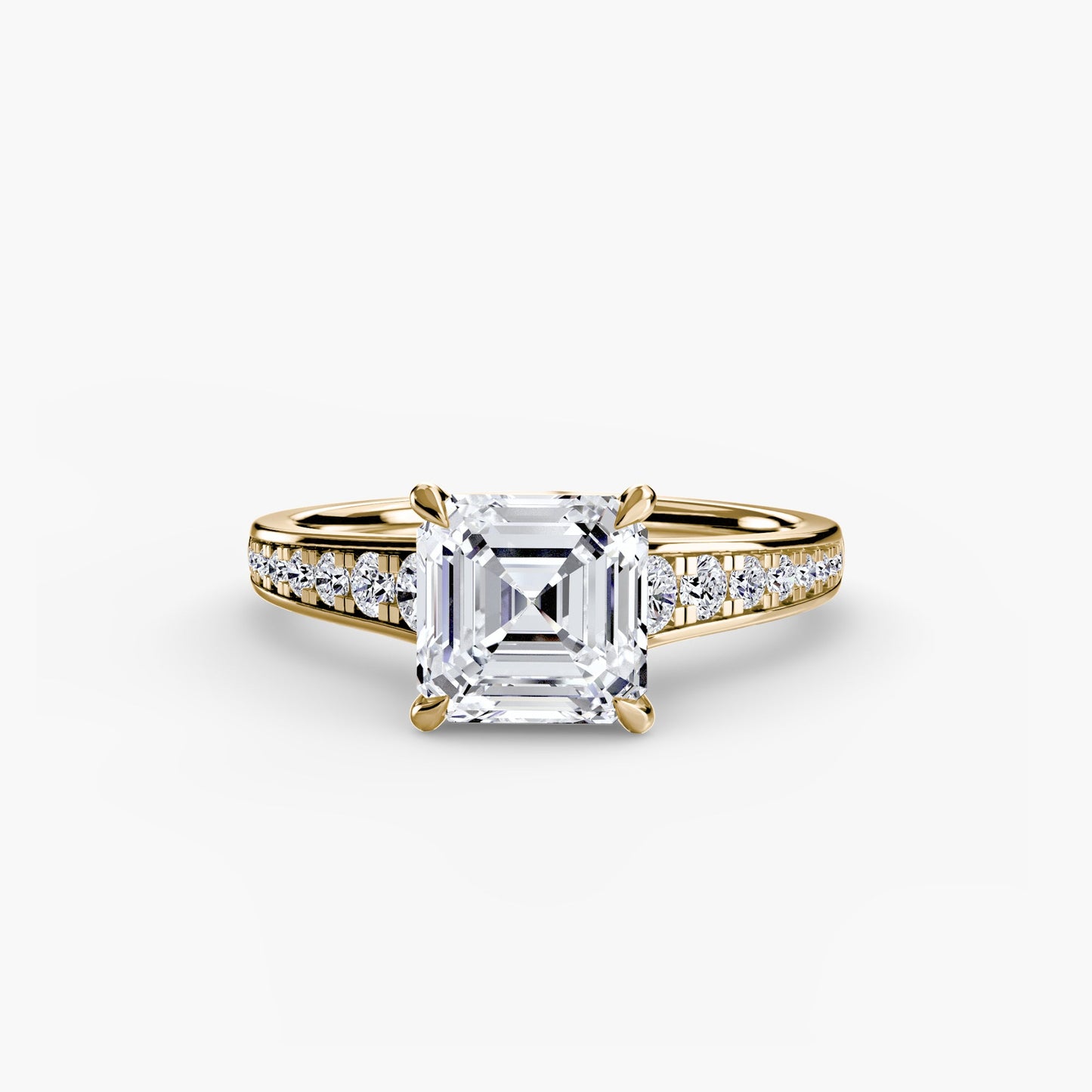 Setting Gold with Precious Stone – close-up