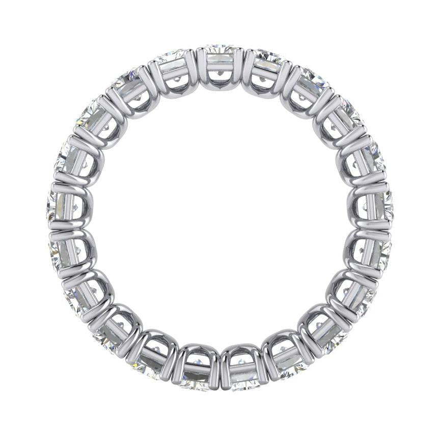 Radiant Cut Eternity Band 11 Ct. Gold Lab Grown Diamond Jewelry