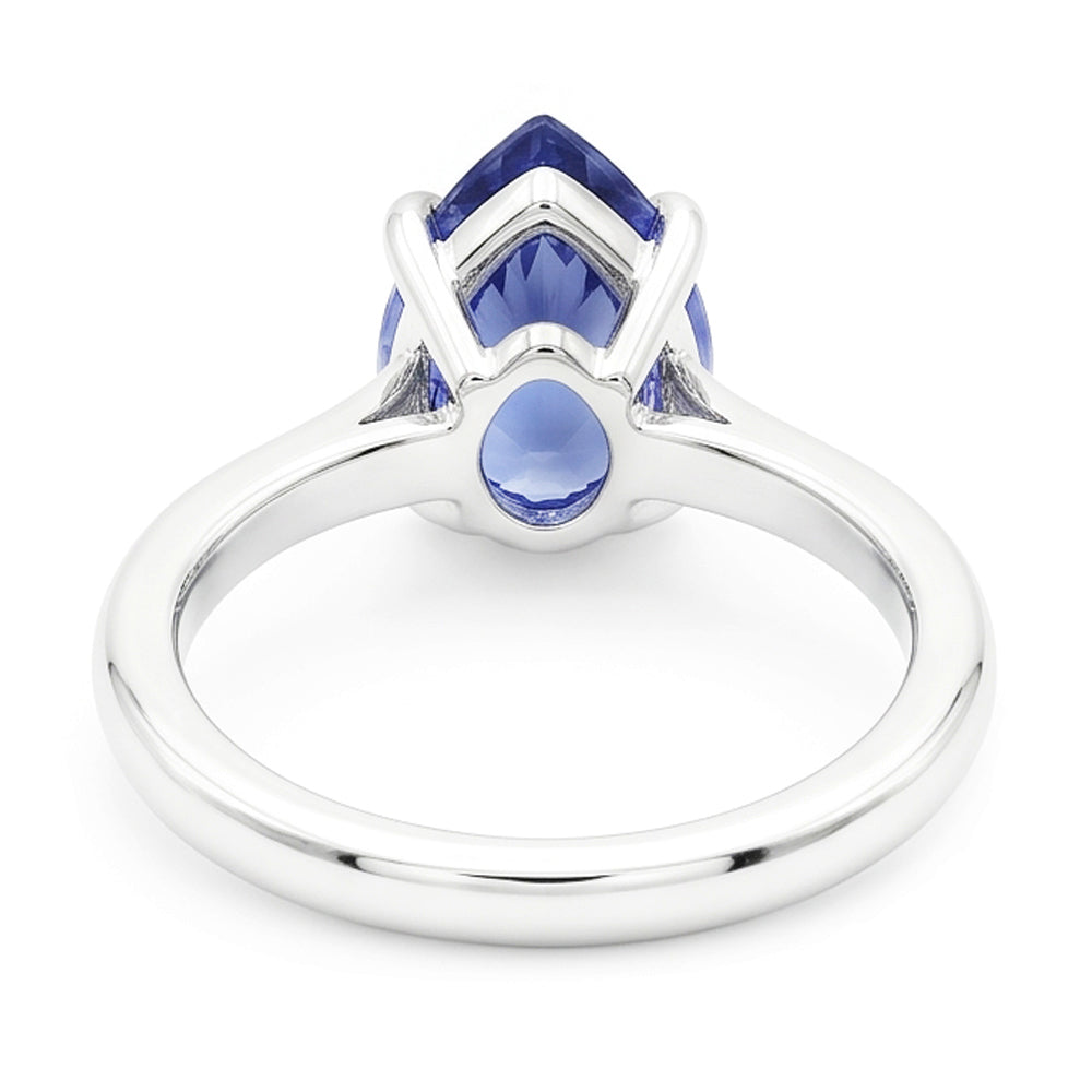Real Cornflower Blue Sapphire Precious Stone Ring 3 ct – 14
