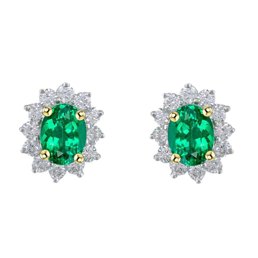 Designer Gemstone Earring 2 ct – main view