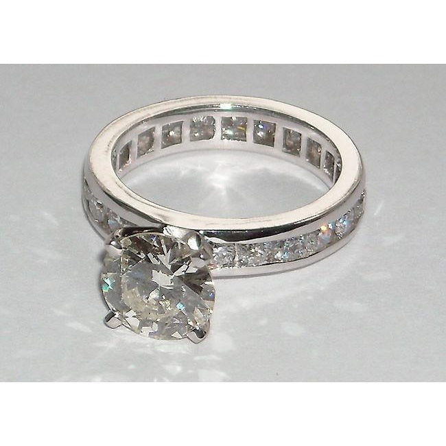 Real 6.01 Carats Diamond Engagement Fancy Ring And Band Set - Engagement Ring Set-harrychadent.ca