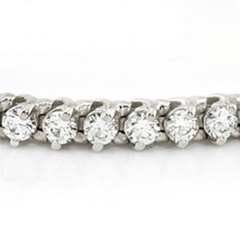 Real 6 Carats Round Diamonds Tennis Bracelet White Gold 14K Jewelry New - Tennis Bracelet-harrychadent.ca