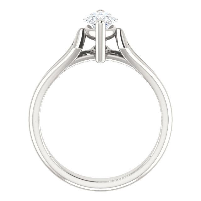 Real Diamond Solitaire Ring 1.50 Carats Basket Setting Women Jewelry