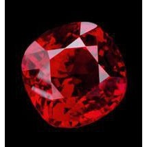 Handmade Burmese Ruby Certified Loose Stone 3 ct – front view