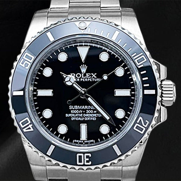 Stainless Steel Black Dial