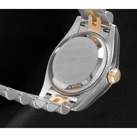 Rolex Datejust Champagne Diamond Dial Hidden Clasp Quick Set 26 mm Two Tone Watch