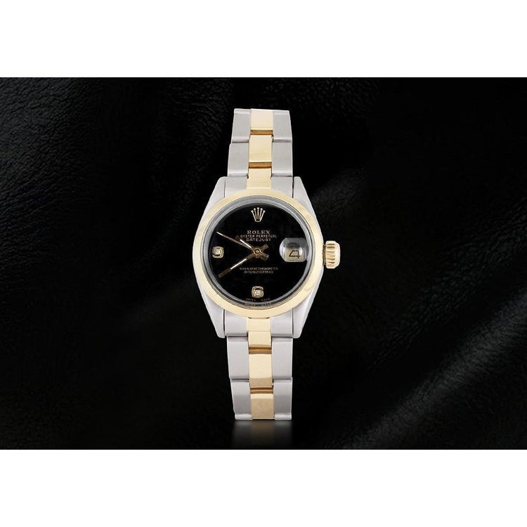 Arabic Diamond Dial Two Tone