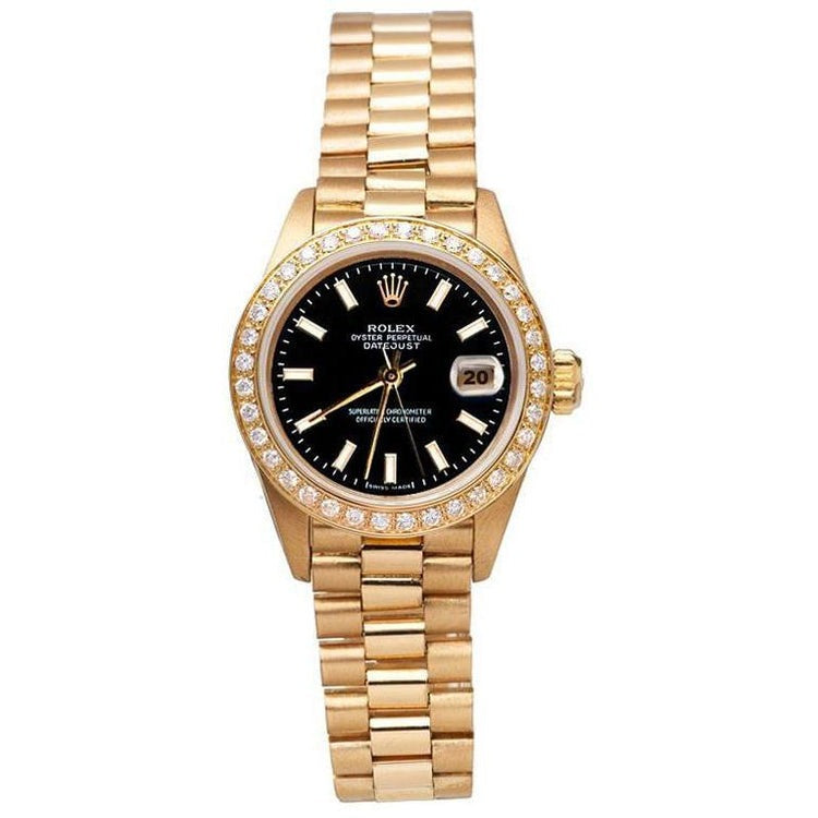 Stick Dial Presidential Style Ladies Watch