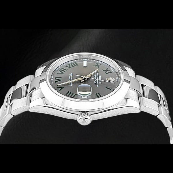 Rolex 126300 Datejust 41mm Grey Roman Luminous Dial Stainless Steel Watch