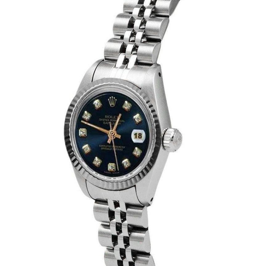 Rolex 26 mm Datejust Blue Diamond Dial Watch P1