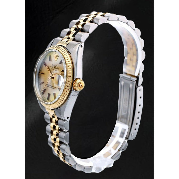 Champagne Stick Two Tone Watch
