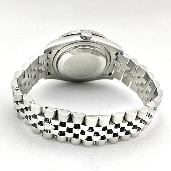 Rolex Datejust 36 mm Blue Mother of Pearl Diamond Dial Watch