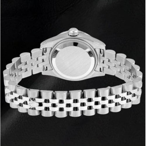 Rolex Lady-Datejust 26mm White Mother of Pearl Diamond Steel Ladies Watch