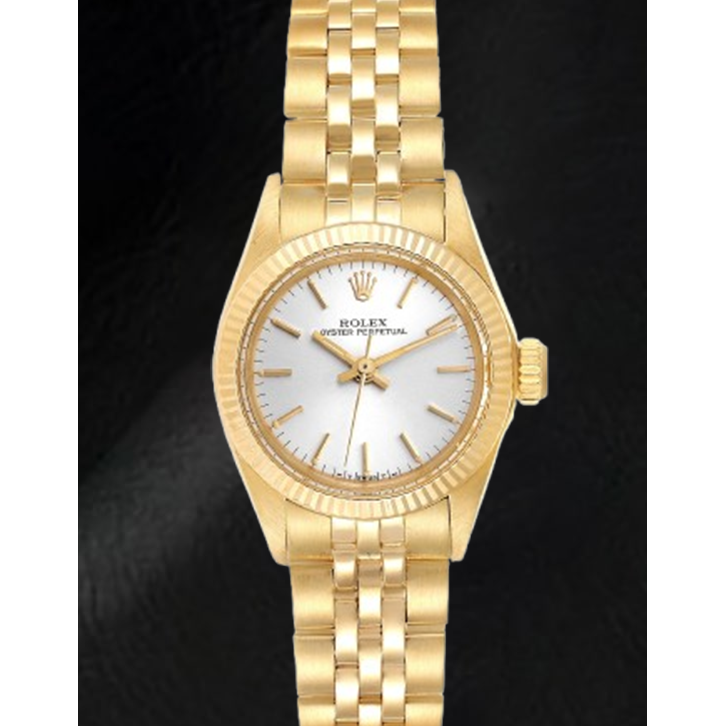 Ladies gold and silver rolex sale