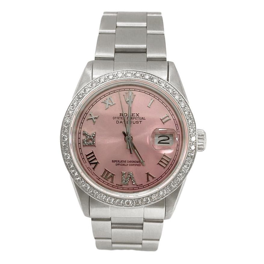 Pink Roman Dial Diamond