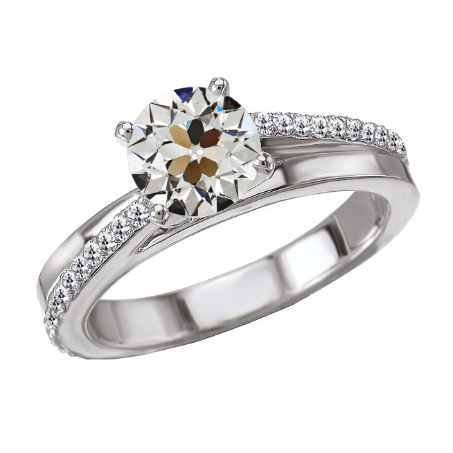 High-End Accent Solitaire Ring 3 ct – main view
