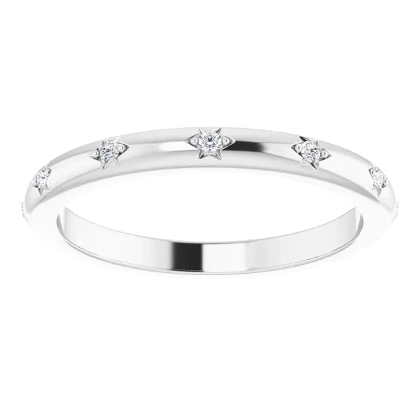 Round Real Diamond Eternity Band 0.30 Carats