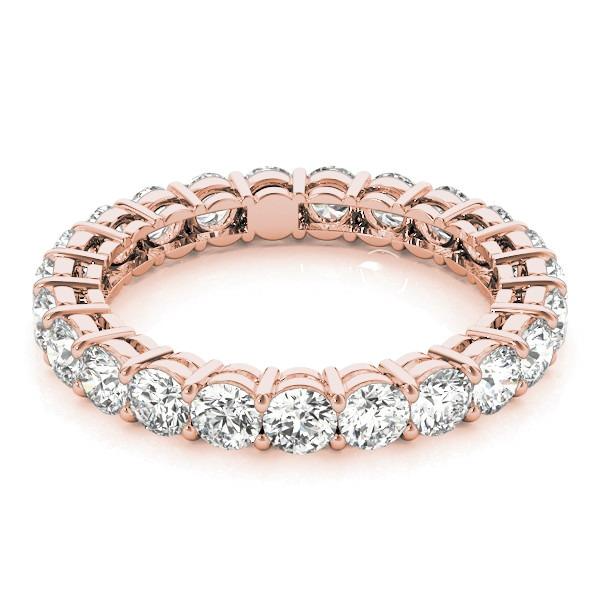 Brilliant Diamond Eternity Band – side view