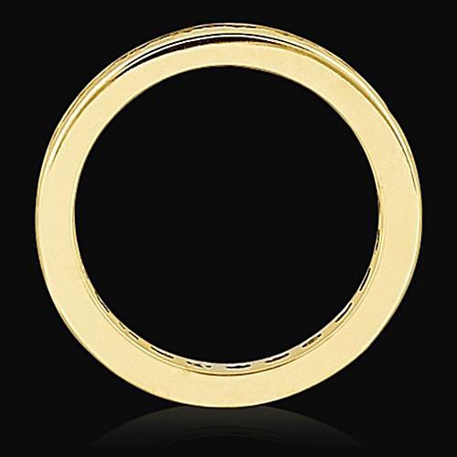 Round Lab Grown Diamonds 1.68 Ct. Yellow Gold Eternity Engagement Band