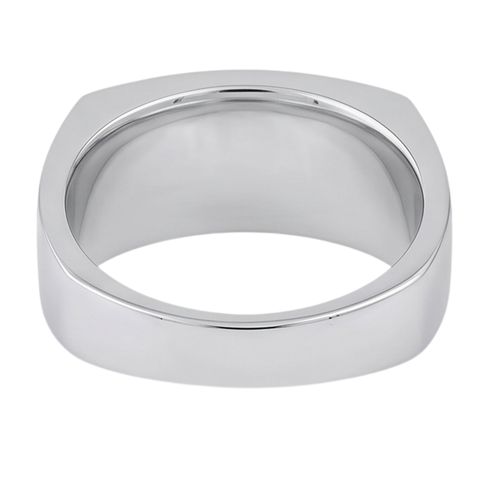 Solitaire Euro Shank Men Ring Two Tone Round Genuine Natural Earth Mined Diamond ( Not Lab Grown )