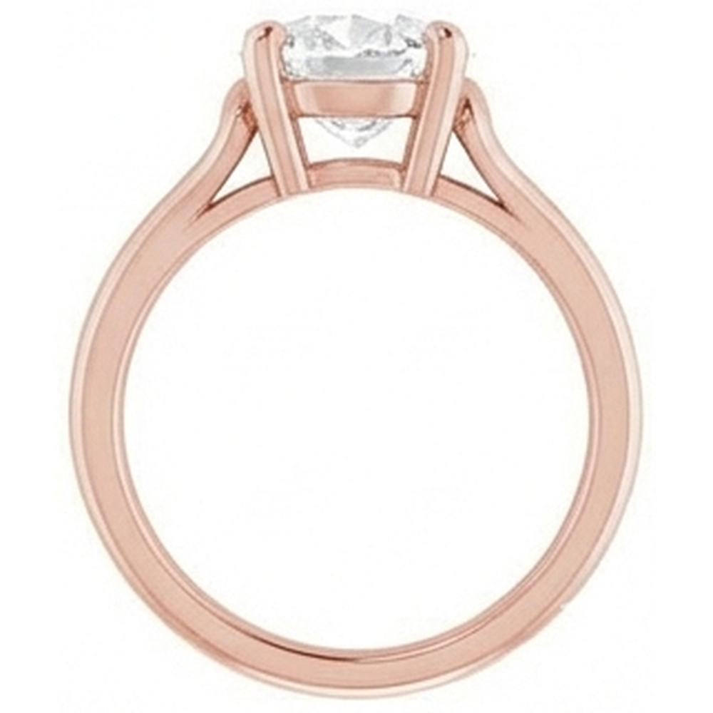 Solitaire Oval Old Cut Real Natural Earth Mined Diamond ( Not Lab Grown ) Ring Prong Set 5.75 Carats Split Shank