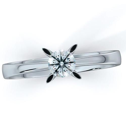 Solitaire Natural Diamond Ring 1 Carat Classic Women