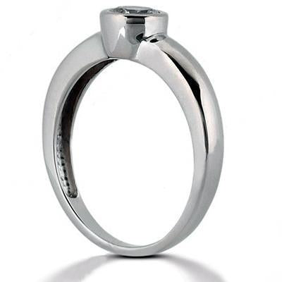 Sparkling Genuine Diamonds 1 Carat Anniversary Ring White Gold