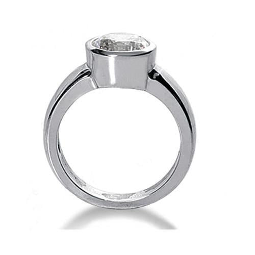 Sparkling Genuine Diamonds 1 Carat Anniversary Ring White Gold