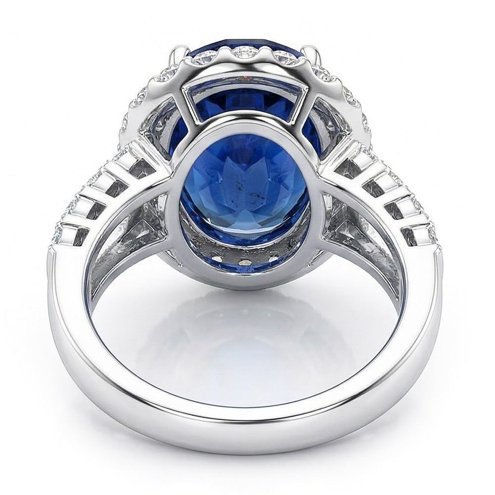 Sri Lanka Stone Halo Natural Earth Mined Diamond ( Not Lab Grown ) Jewellery