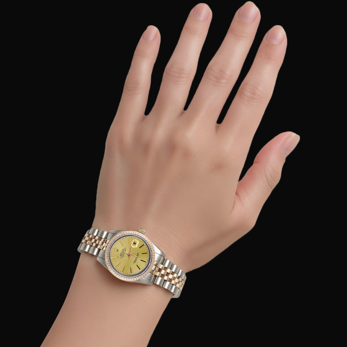 Ss & Yellow Gold Jubilee Rolex Datejust Dial Ladies Watch P2