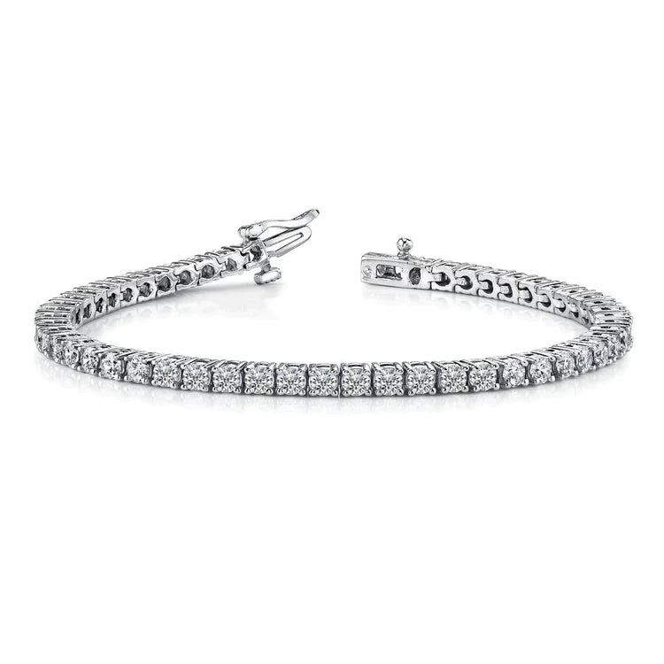 Stunning 5 Carat Genuine Diamond Bracelet