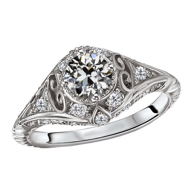 Diamond Proposal Ring 3-ct 14K White Gold – main view