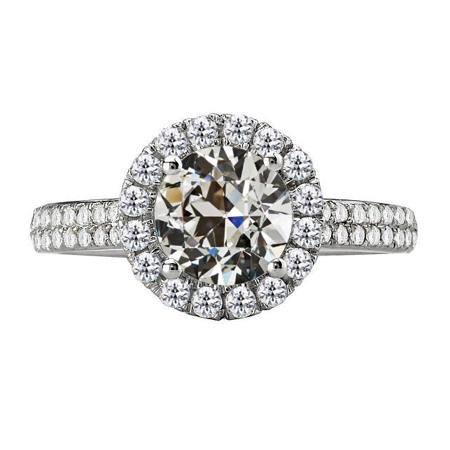 Luxury Halo Ring 1.50 ct – main view