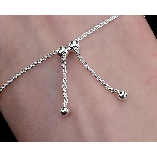 Natural Diamond Bracelet 2 Carat Heart Shape Jewelry New