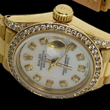 Watch President Diamond Bezel Dial