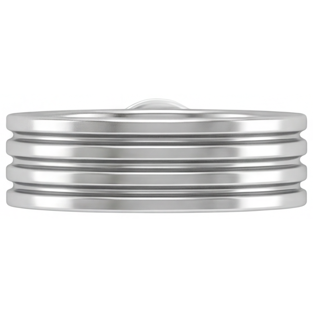 Diamond Mens Ring 1.50-ct 14K White Gold – profile view
