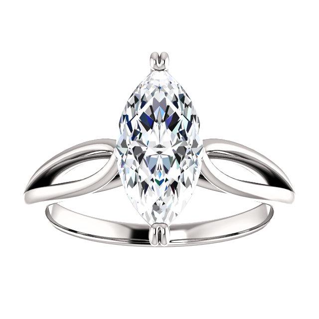 Women Natural Diamond Solitaire Engagement Ring 2.50 Carats Split Shank - Solitaire Ring-harrychadent.ca
