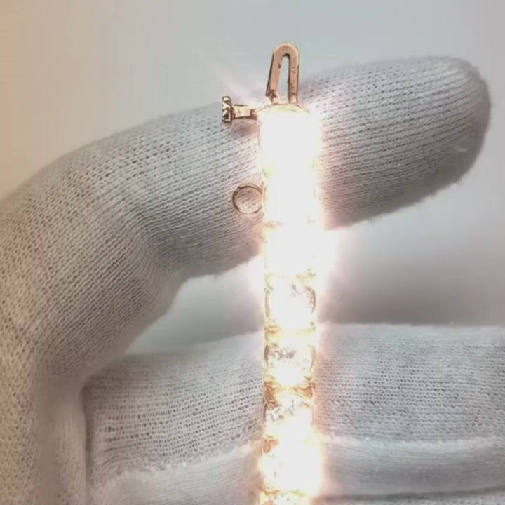 25 Pointer Tennis Bracelet Lab Grown Diamond