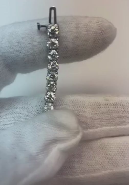 15 Carat  Lab Grown Diamond Tennis Bracelet